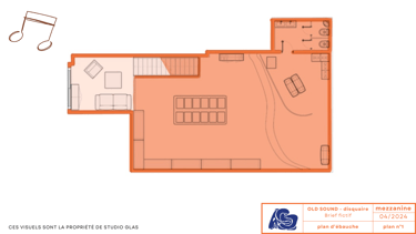STUDIO GLAS - agencement & branding - projet old sound plans
