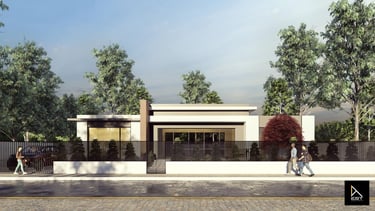 Locuinta parter cu design minimalist