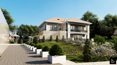 Casa cu design clasic-modern