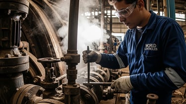 Técnico trabalhando