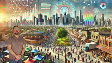 geospatial visualization of super diversity