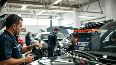 تبديل بطاريات سيارات - تبديل تواير كراج سريع فى 10 دقايق فقط