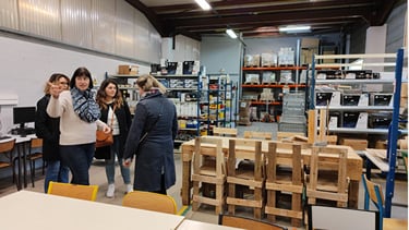 Visit of the high shool Bel-Air in Tinténiac