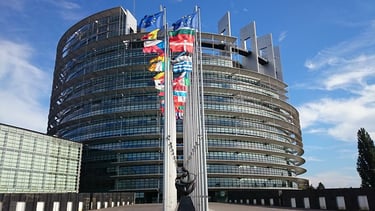 photo of the European Parliament in Strasbourg