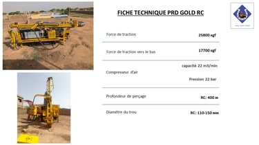 Fiche technique PRD GOLD RC