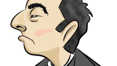 A fun caricature of a popular priest