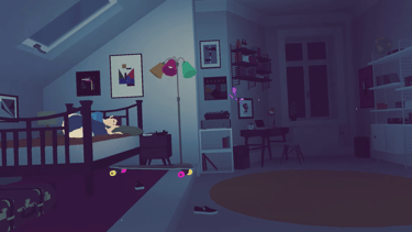 Capture d'écran du jeu Sayonara Wild Hearts