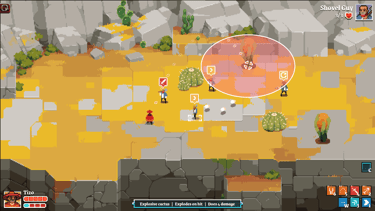 Capture du jeu vidéo ARCO et de ses combats