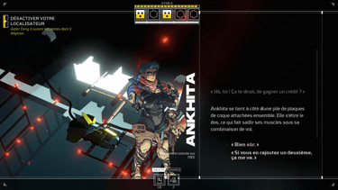 Dialogue dans le jeu Citizen Sleeper