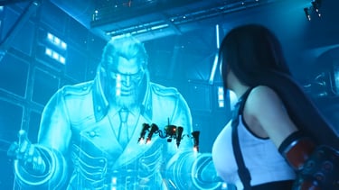 Capture du jeu FF7 remake sur PS5