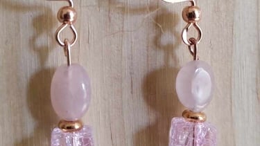 Bijoux Les Couleurs de Lo Quartz rose