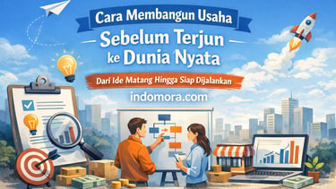 Ilustrasi perencanaan usaha bersama Indomora.com