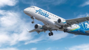 Alaska Airline Plane customer service