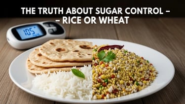चावल और गेहूँ छोड़ने से ब्लड शुगर कंट्रोल पर प्रभाव — वैज्ञानिक अध्ययन और विशेषज्ञ की राय
