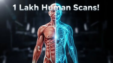 UK Biobank द्वारा किए गए 1 लाख लोगों के दिमाग, दिल और पूरे शरीर के एडवांस MRI स्कैन को दर्शाती इमेज