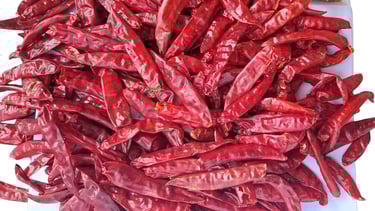 Guntur chilli stemless-premium variety from Nadaf Enterprises