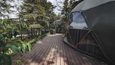 Domos glamping en la naturaleza 
