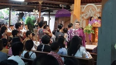 Perayaan Rabu Abu Paroki Tuka