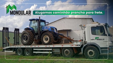 Alugar caminhão prancha para frete MONDULAR Araxá 