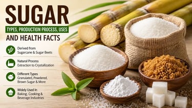 what-is-sugar-types-production-process-uses-health-effects