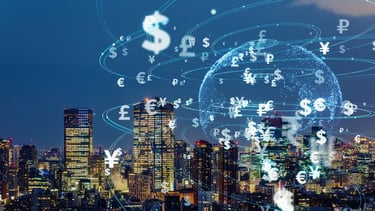 Currency Symbols - Globe - City