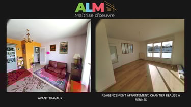 Rénovation appartement Rennes # ALM Maitrise d'oeuvre