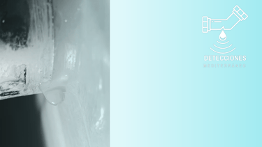 Fuga gota de agua en tubería