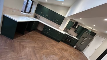 Rear loft conversion with Velux windows and custom storage in Malvern