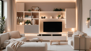 Glossy PVC TV Unit
