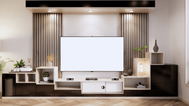 Marble Top TV Cabinet