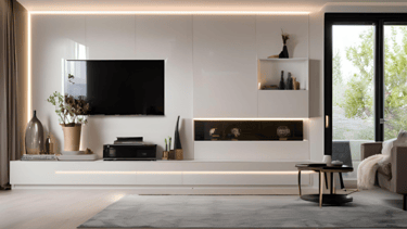 PVC Wall Panel TV Unit