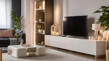Budget-Friendly PVC TV Unit