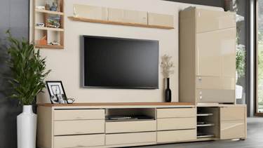 PVC TV Unit with Storage