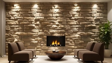 Natural Stone for 3D Design Walls
