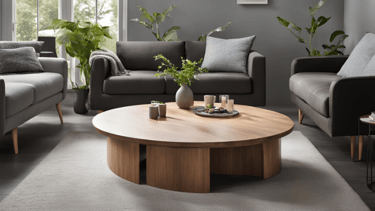 Low Round Coffee Table