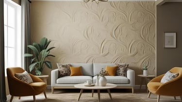 3D Wall Putty Design