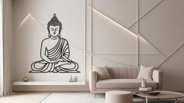 Wall with a Acrylic Cutouts