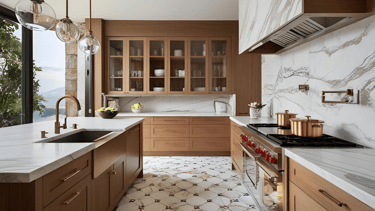Kitchen: Who Will Win In The Battle Of Marble Vs Tile