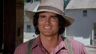 Michael Landon as Charles Ingalls from Little House on the Prairie