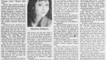 Shannon Doherty Interviews