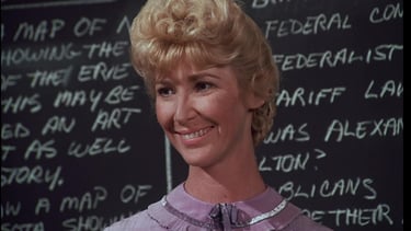 Charlotte Stewart as Ms. Beadle from Little House on the Prairie