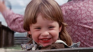 Jennifer and Michelle Steffin as young Rose Wilder from Little House on the Prairie TV movies