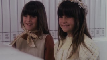 Rachel Lindsay and Sidney Robyn Greenbush as Carrie Ingalls from Little House on the Prairie