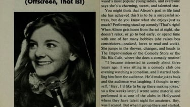 Alison Arngrim Articles