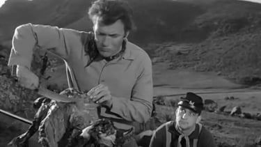 Victor French in Rawhide