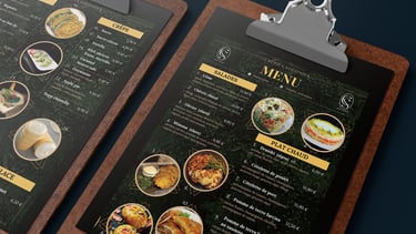 Impression rapide des menus du restaurant Narbonne