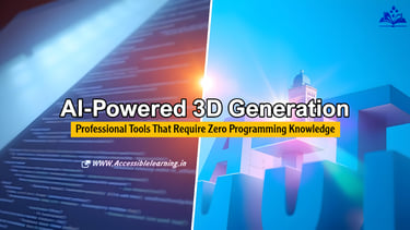 AI-Powered 3D Generation: Professional Tools That Require Zero Programming Knowledge