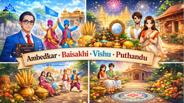 Why Ambedkar Jayanti, Baisakhi, Vishu & Puthandu Are Celebrated Together in India