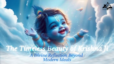 The Timeless Beauty of Krishna Ji: A Divine Reflection Beyond Modern Ideals?!