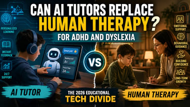Can AI Tutors Replace Human Therapy for ADHD and Dyslexia? The 2026 Educational Tech Divide
